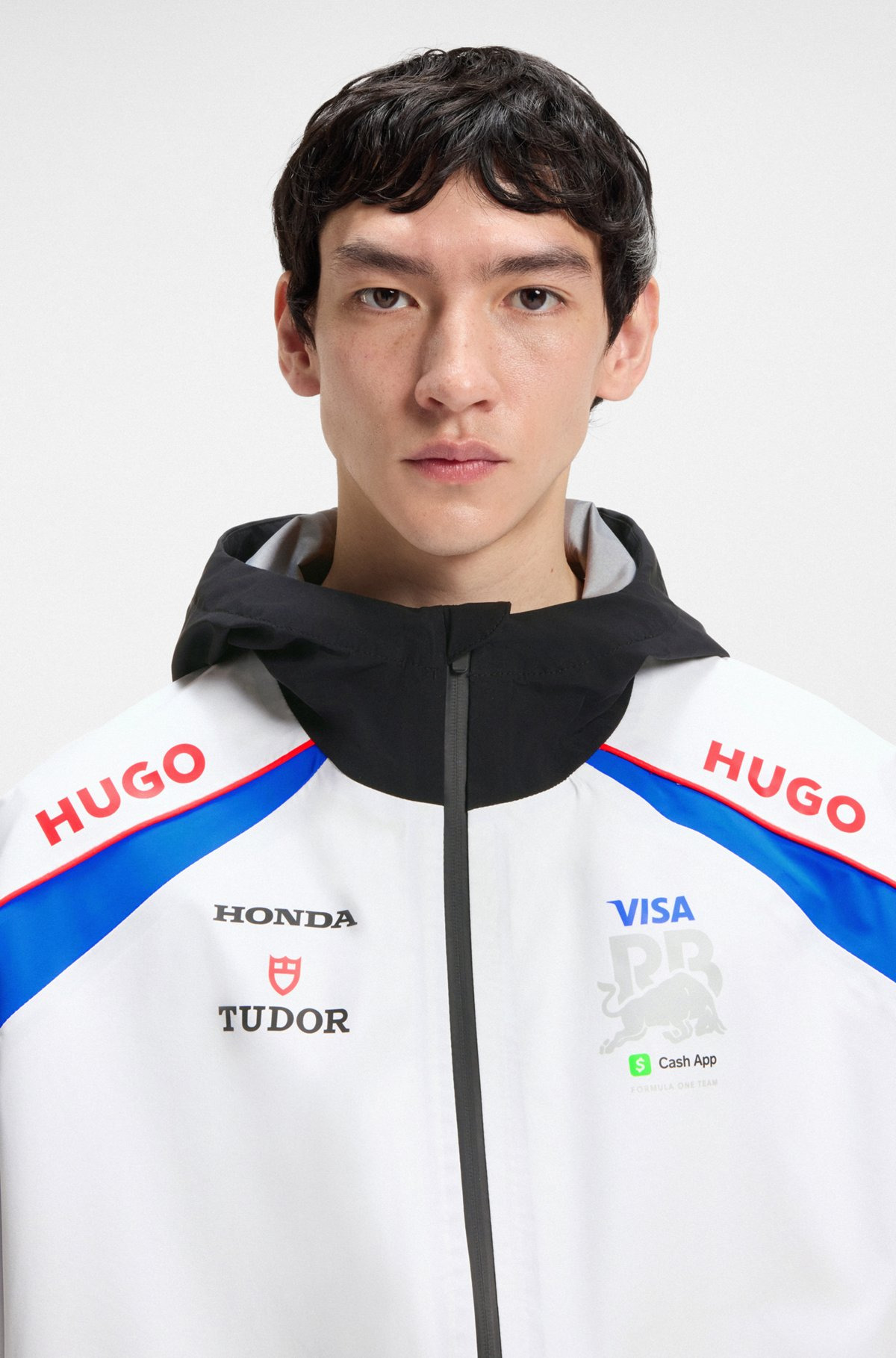 HUGO X VCARB RELAXED-FIT FANWEAR JACKET WITH BULL MOTIF - 5