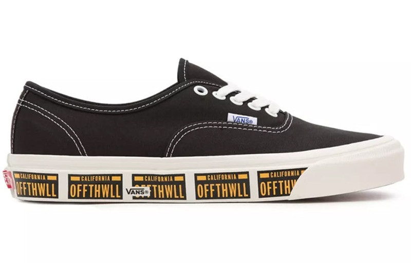Vans Vans Authentic 44 DX 'Anaheim Factory - Vanity Plate Black' VN0A5KX4AXB outlook