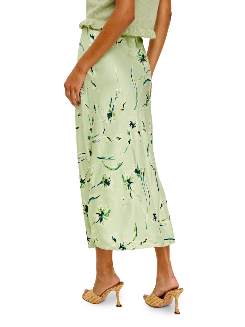Women's Anya Floral Midi-Skirt - Mint Linnea 4