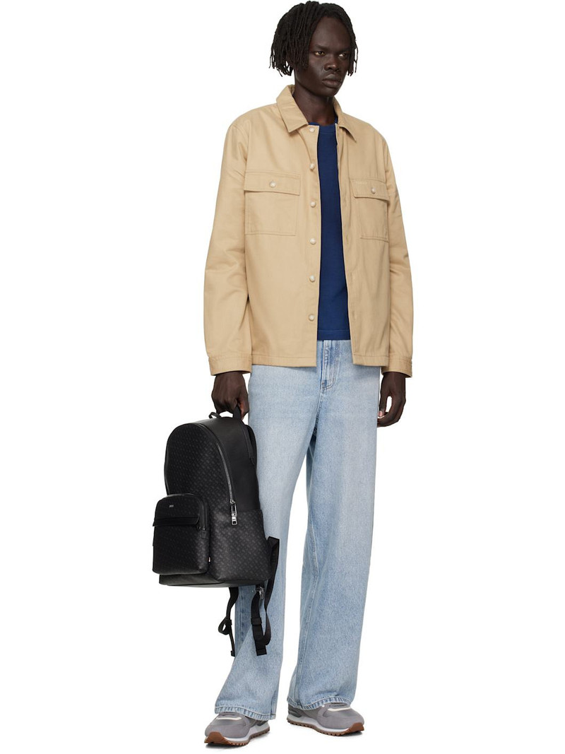 BOSS Gray Suede Sneakers outlook