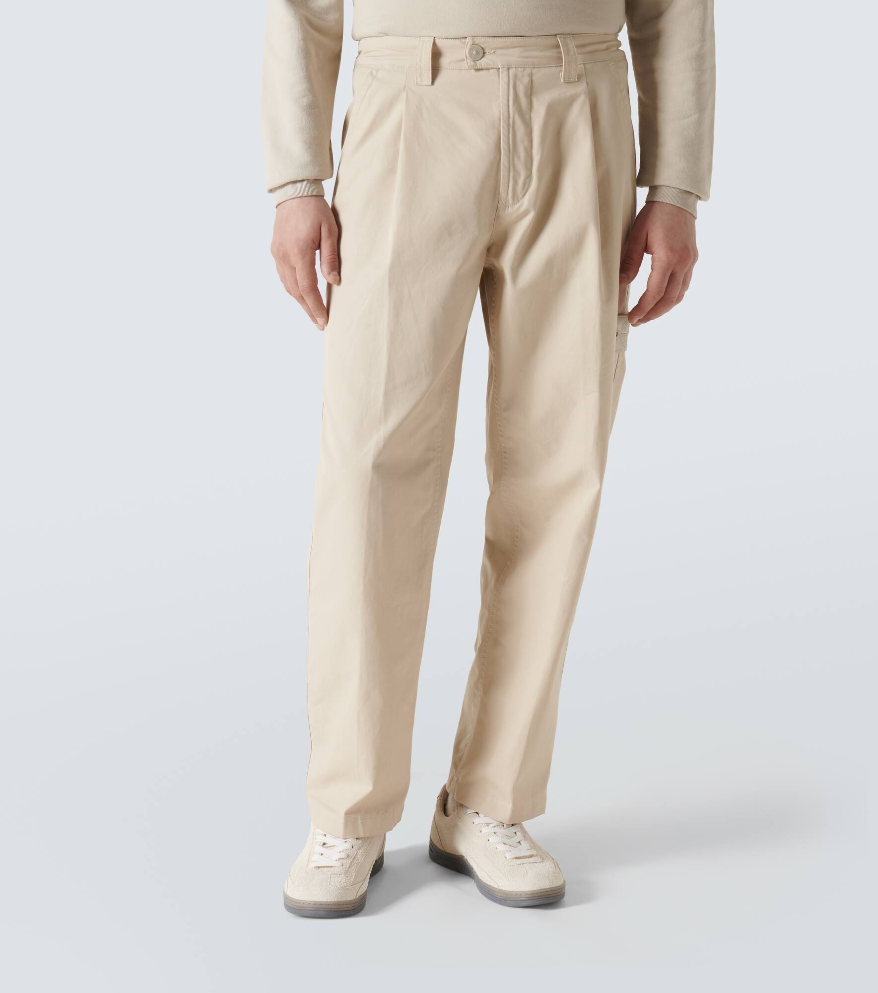 Ghost Compass cotton straight pants - 3