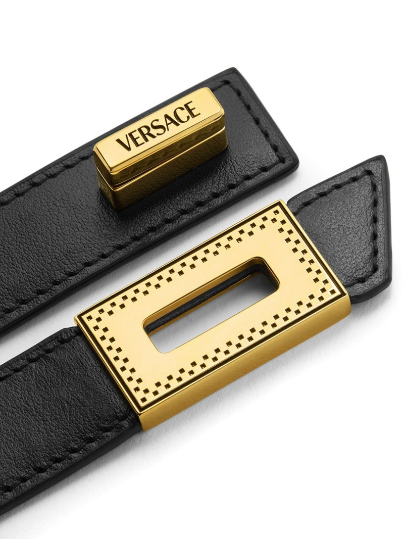 VERSACE logo-buckle bracelet outlook