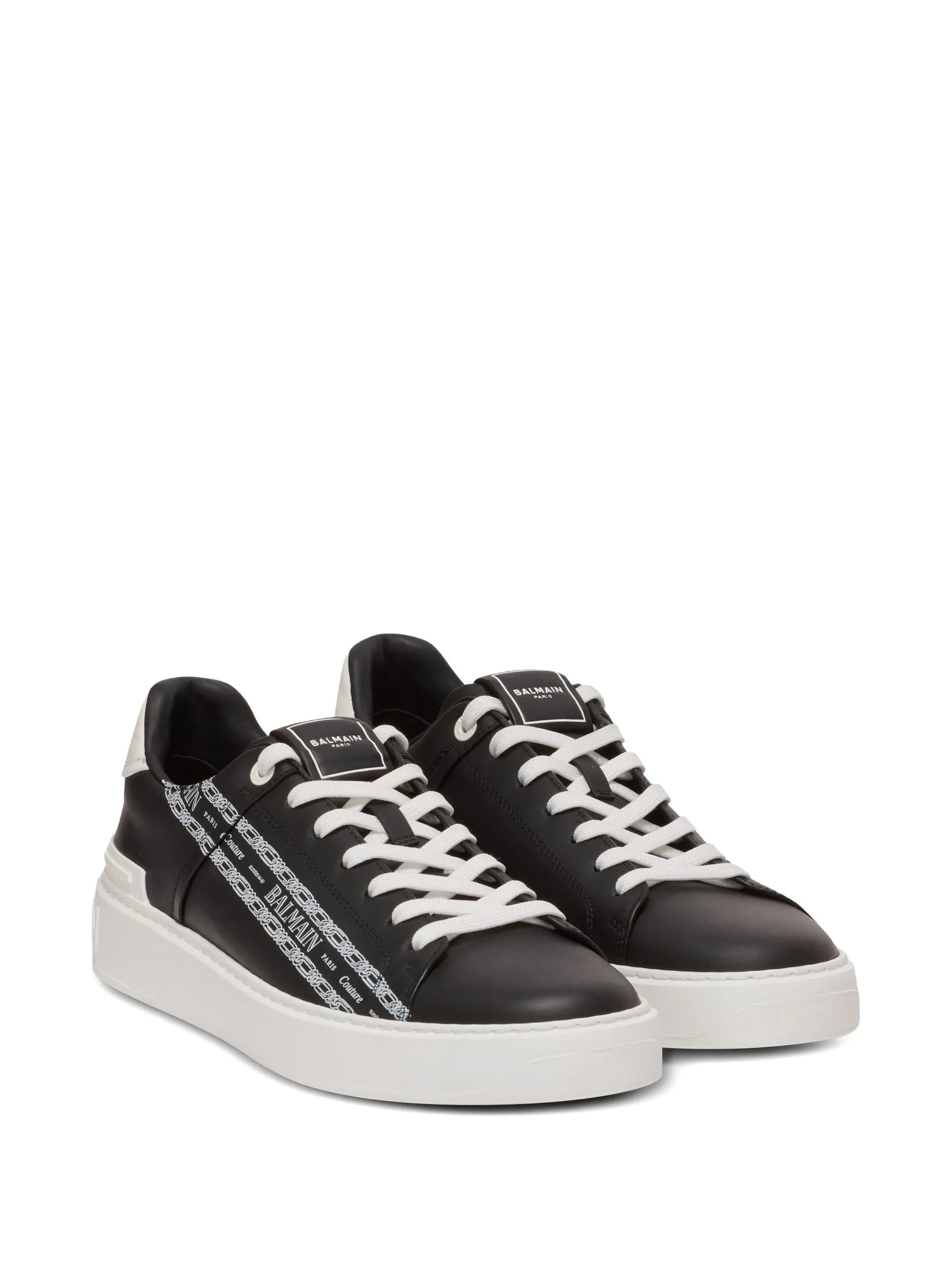 Balmain Leather Sneakers - 3