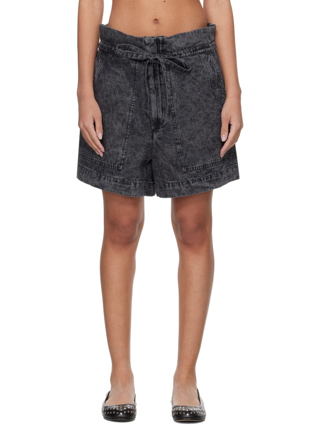 Black Ipolyte Shorts - 1