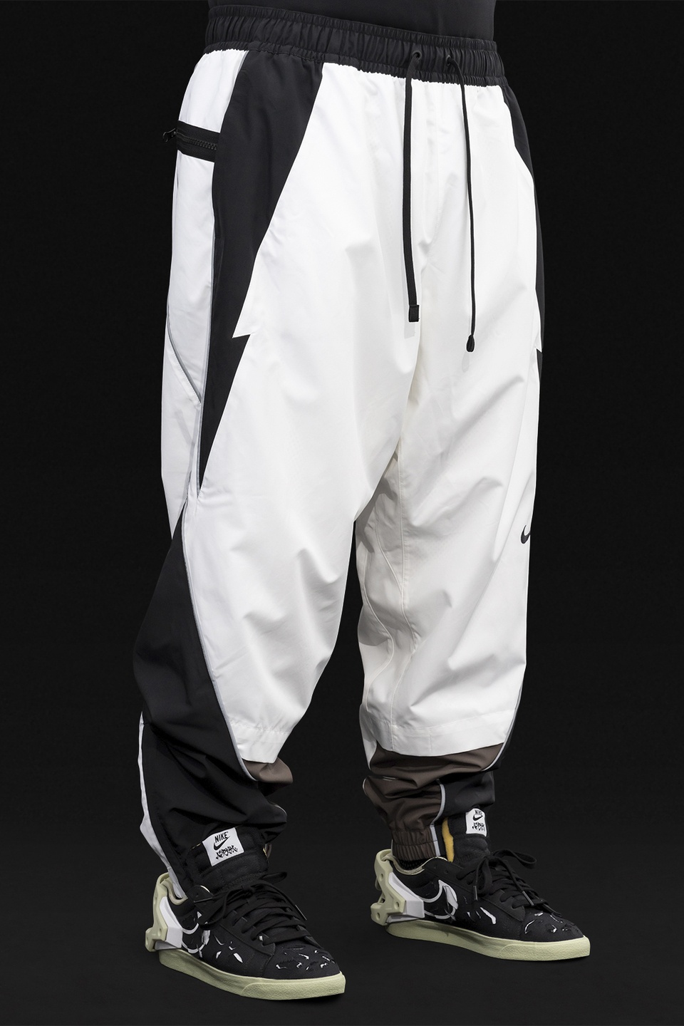 GGG-P2-100 Nike® Acronym® Track Pant Woven White/Multi - 3