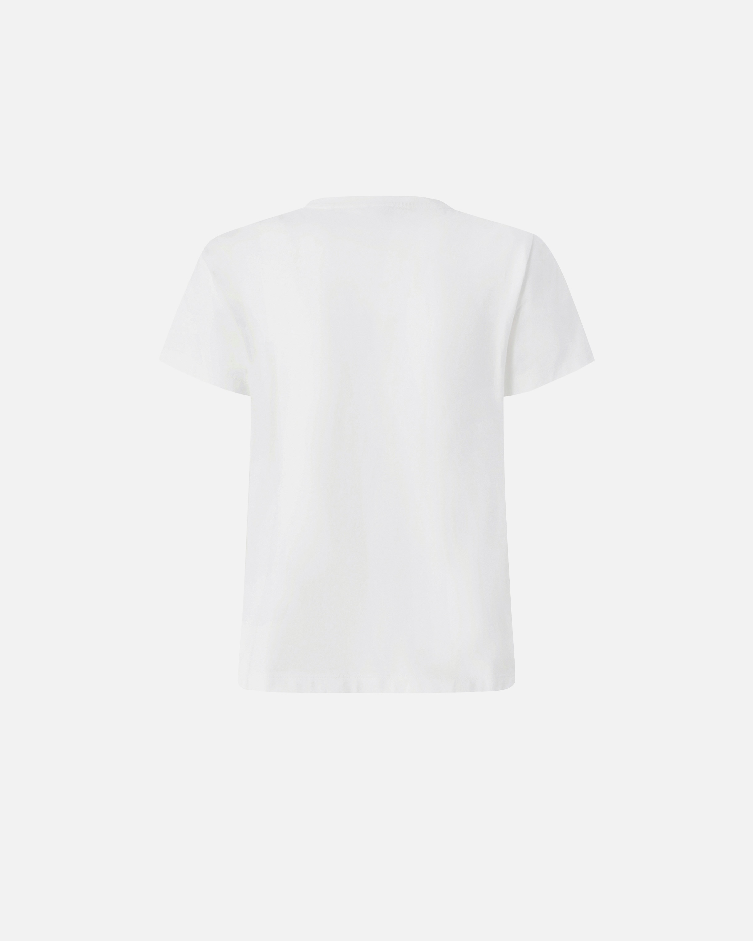 T-SHIRT WITH CRYSTAL-EMBROIDERED LOVE BIRDS LOGO - 6