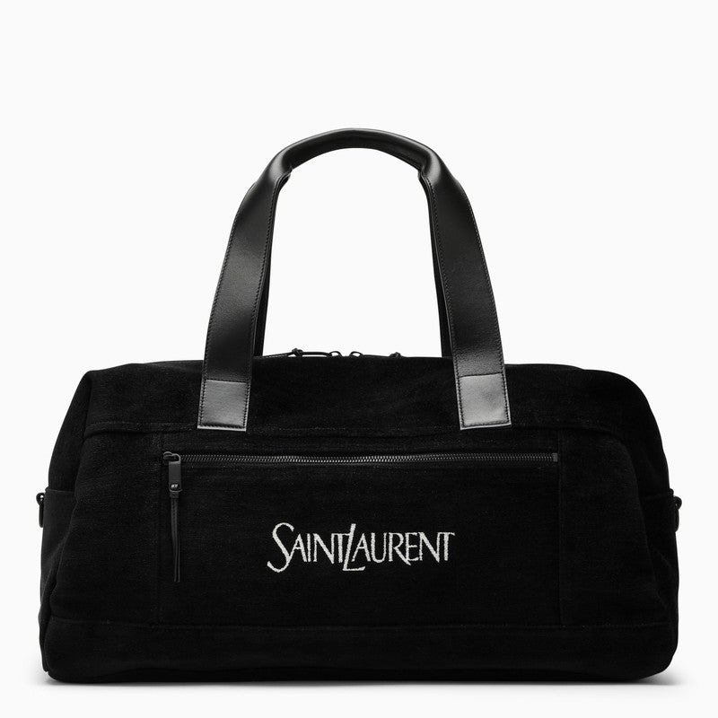 Saint Laurent Black Duffle Bag With Logo Men - 1
