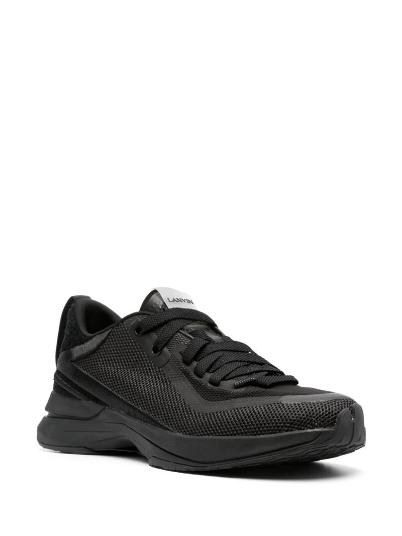 Lanvin LOGO-DETAIL MESH SNEAKERS outlook