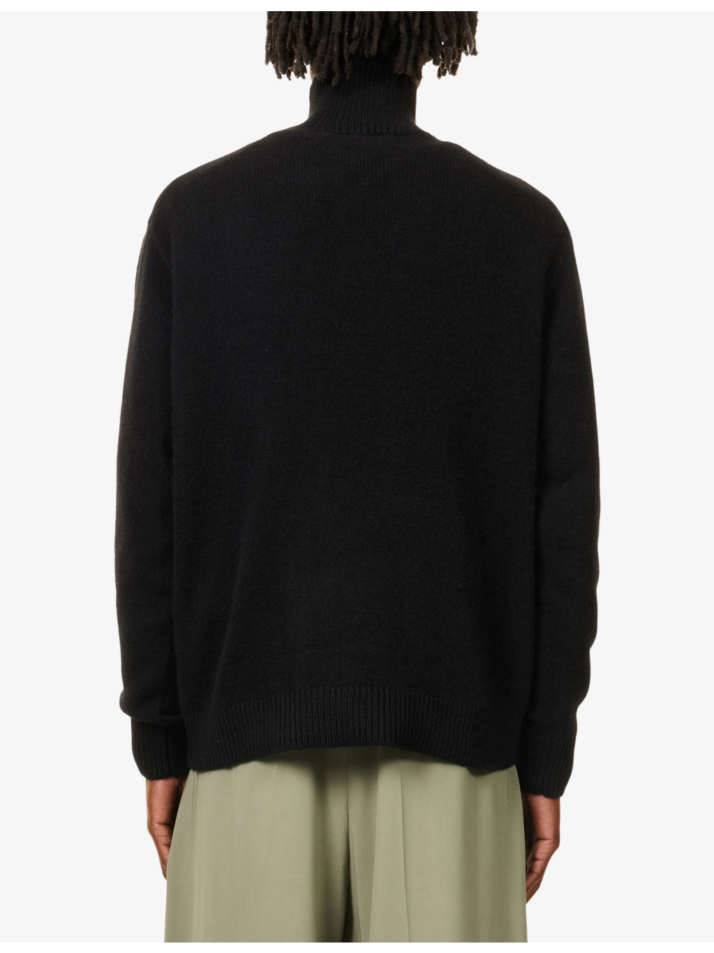 Relaxed-Fit High-Neck Cashmere Jumper - 4