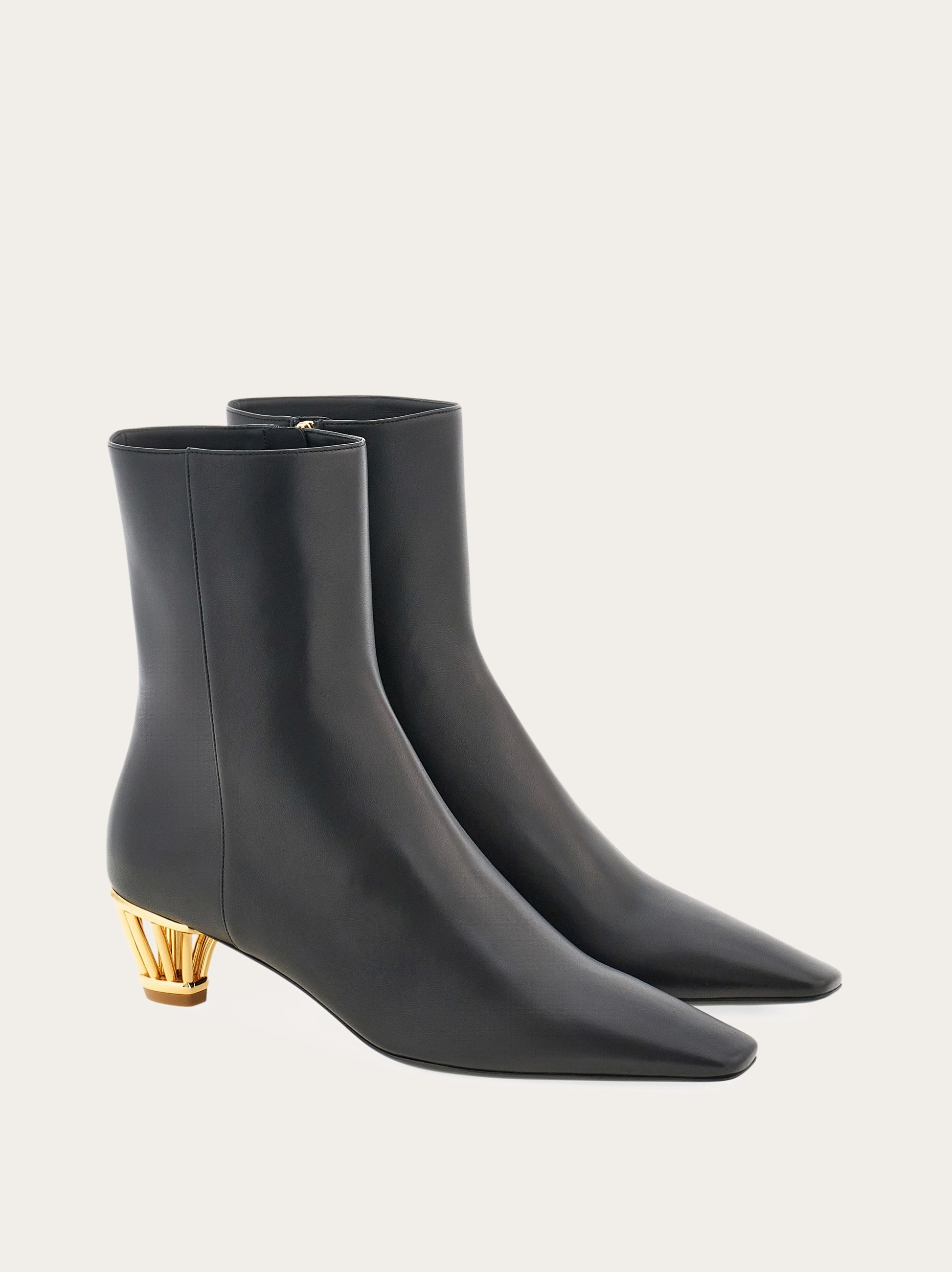 Cage heel ankle boot - 4