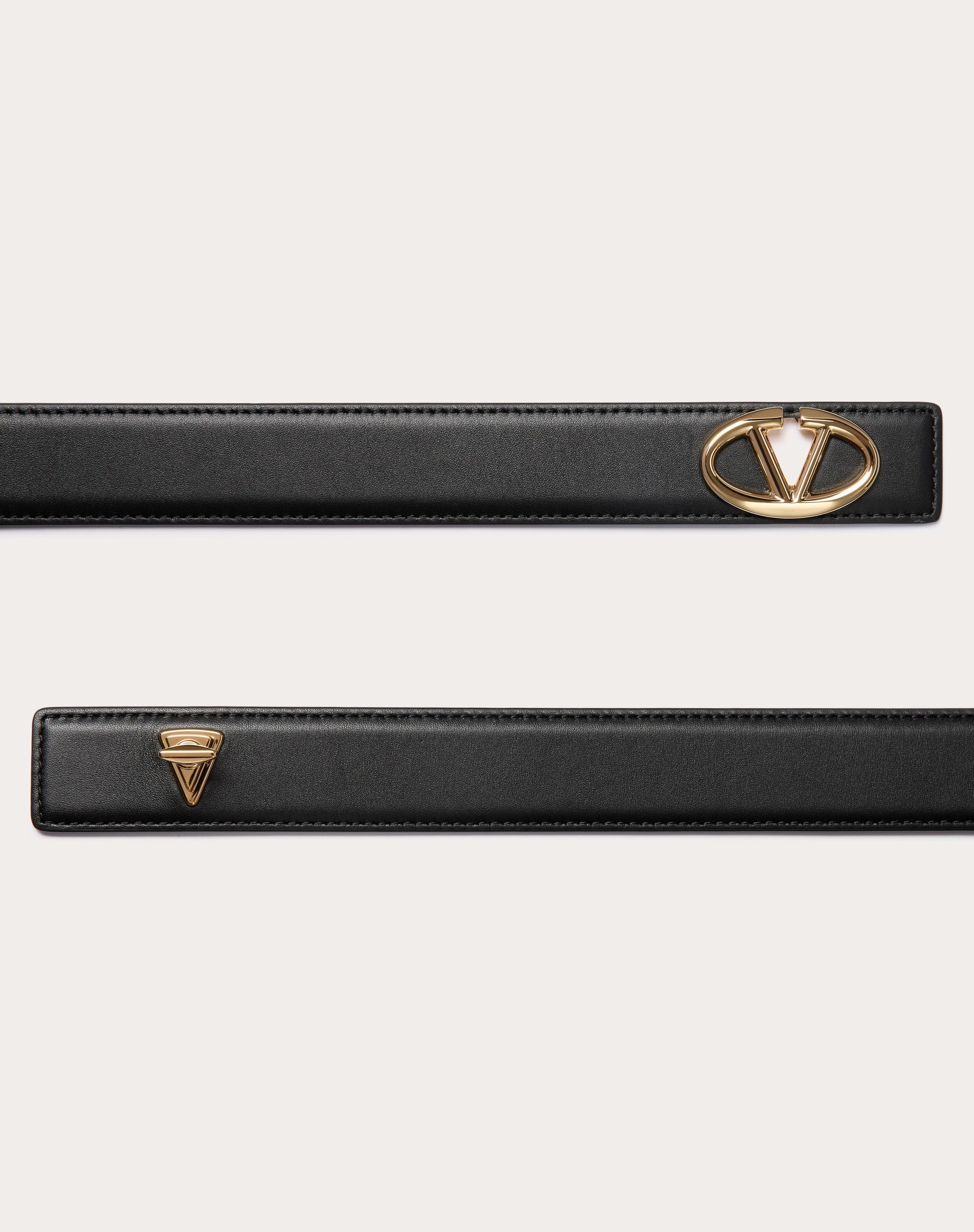 THE BOLD EDITION VLOGO CALFSKIN BELT 30 MM - 3