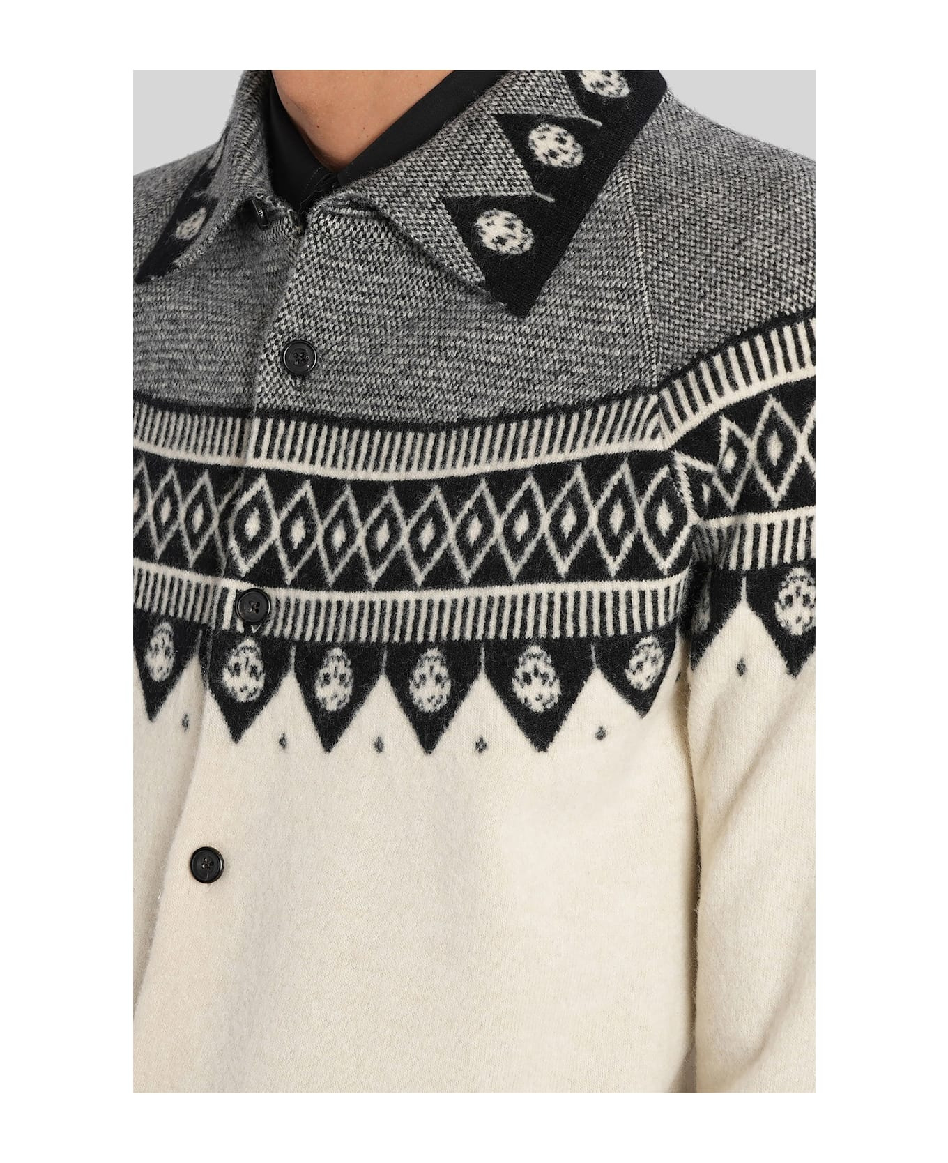 Knitwear In Grey Wool - 5