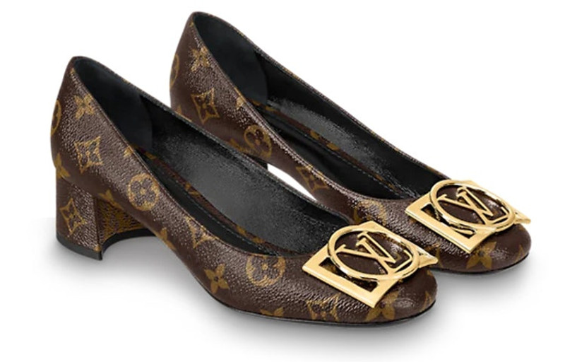 (WMNS) LOUIS VUITTON LV Madeleine Block Heels 'Brown Monogram' 1A8NCJ 3