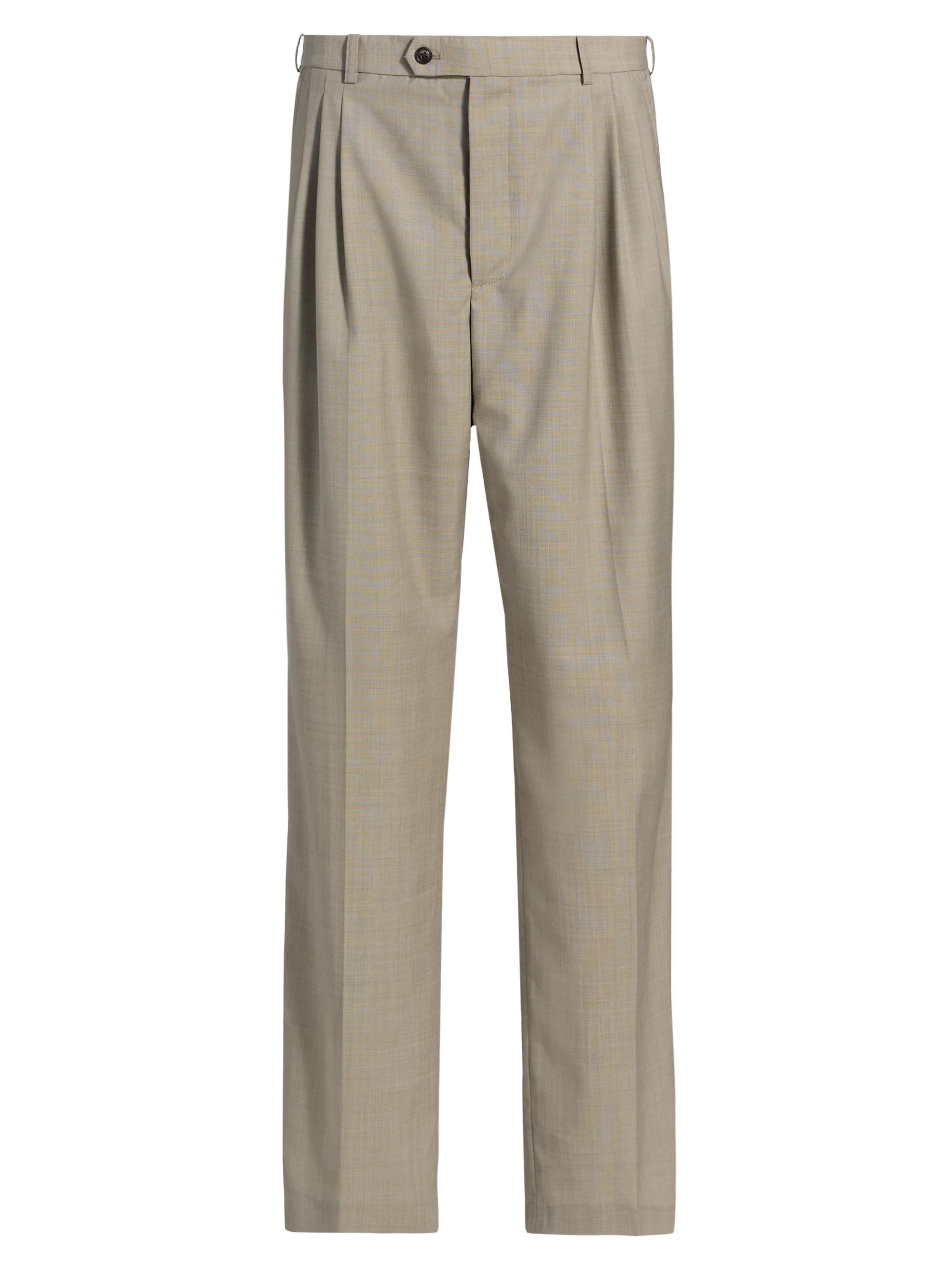 Women's Soprano Wool-Blend Pants - Crosshatch Taupe - 1