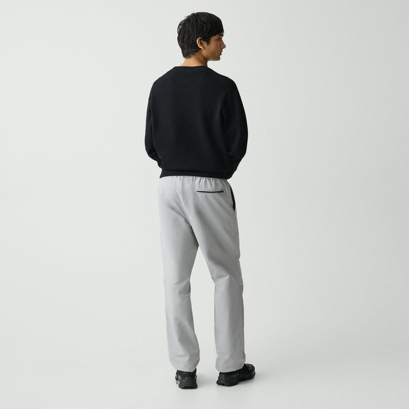 Theory Wide-Leg Drawstring Pant in Cotton-Blend outlook