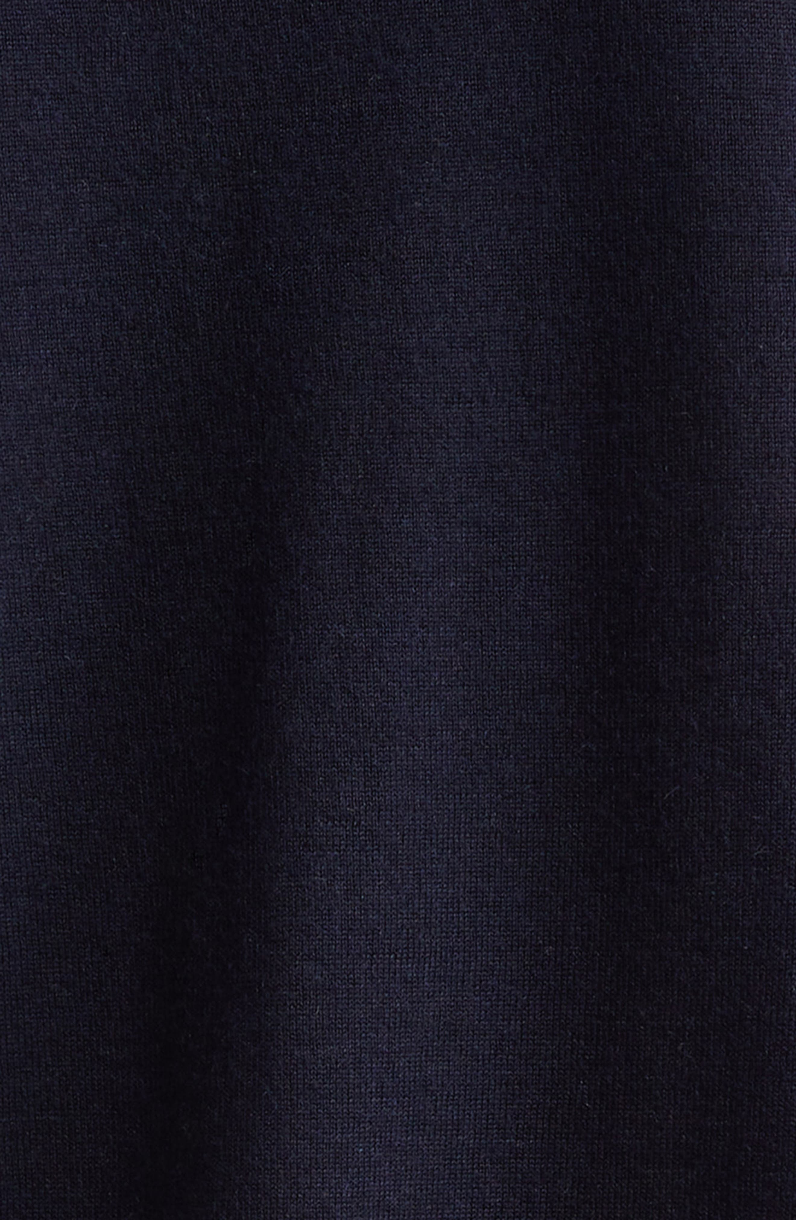 Johnstons of Elgin Superfine Cashmere & Silk Crewneck Sweater in Dark Navy at Nordstrom - 6