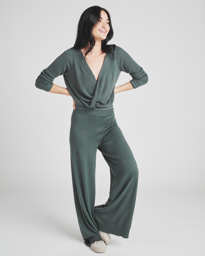 Splendid Loopknit LYR Surplice Sweater outlook