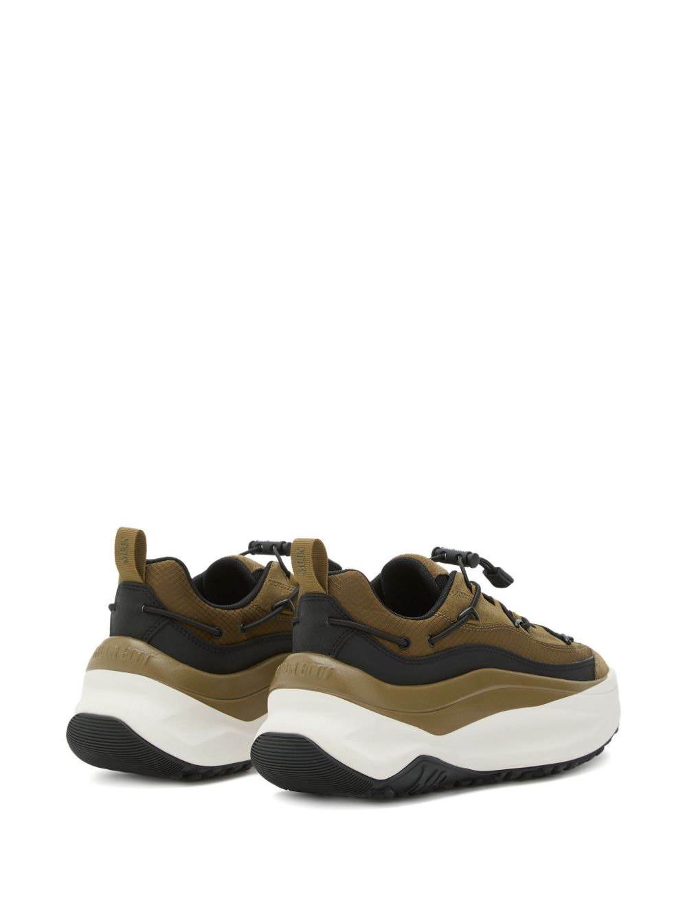 lace-up platform sneakers - 2