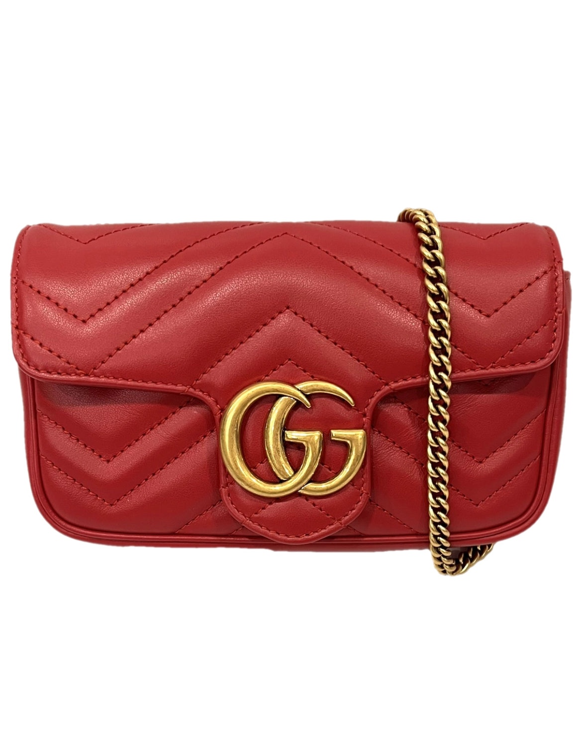 Gucci Marmont Double G Leather Crossbody Bag - 1