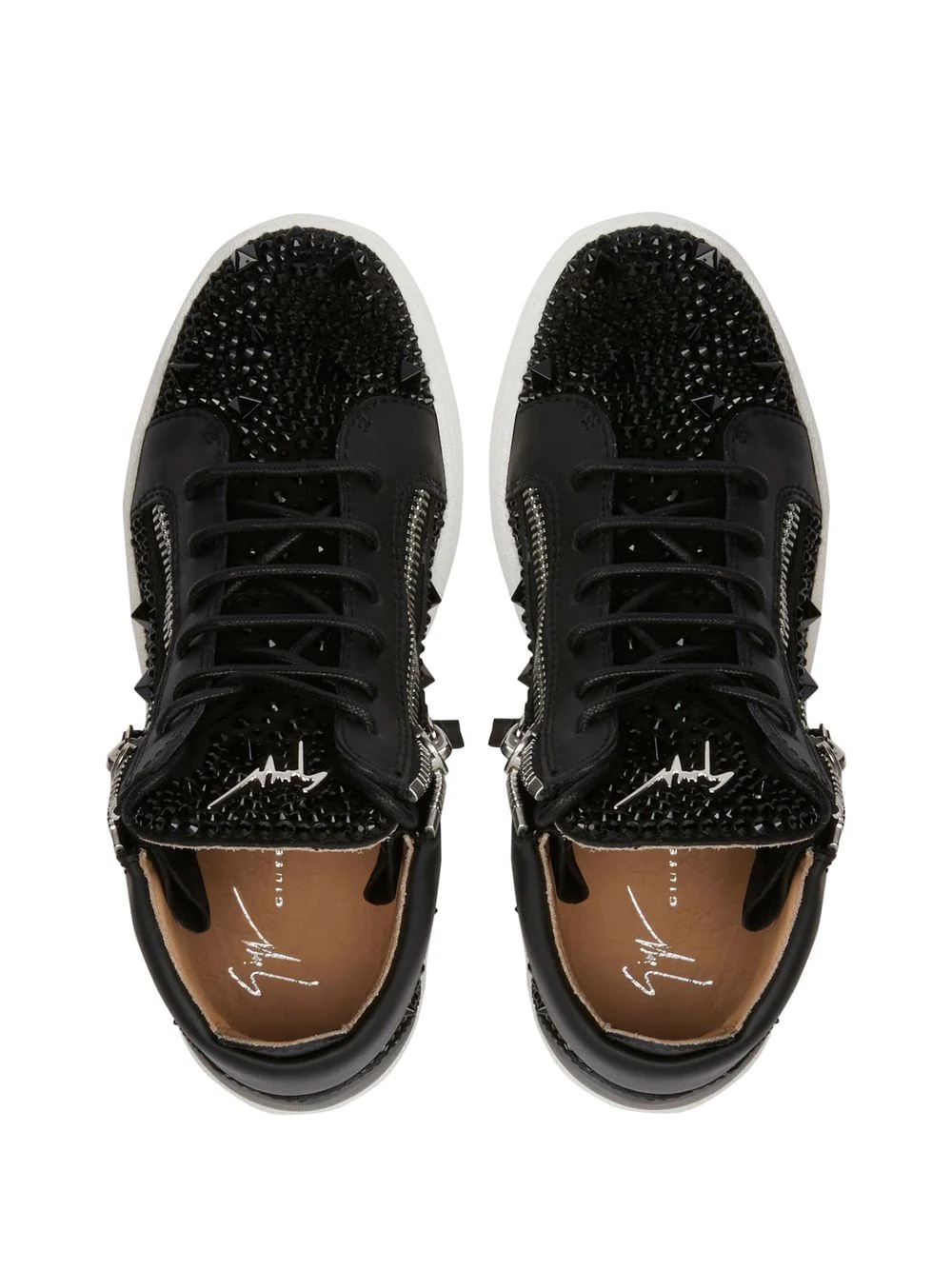 Kriss rhinestone-embellished sneakers - 4
