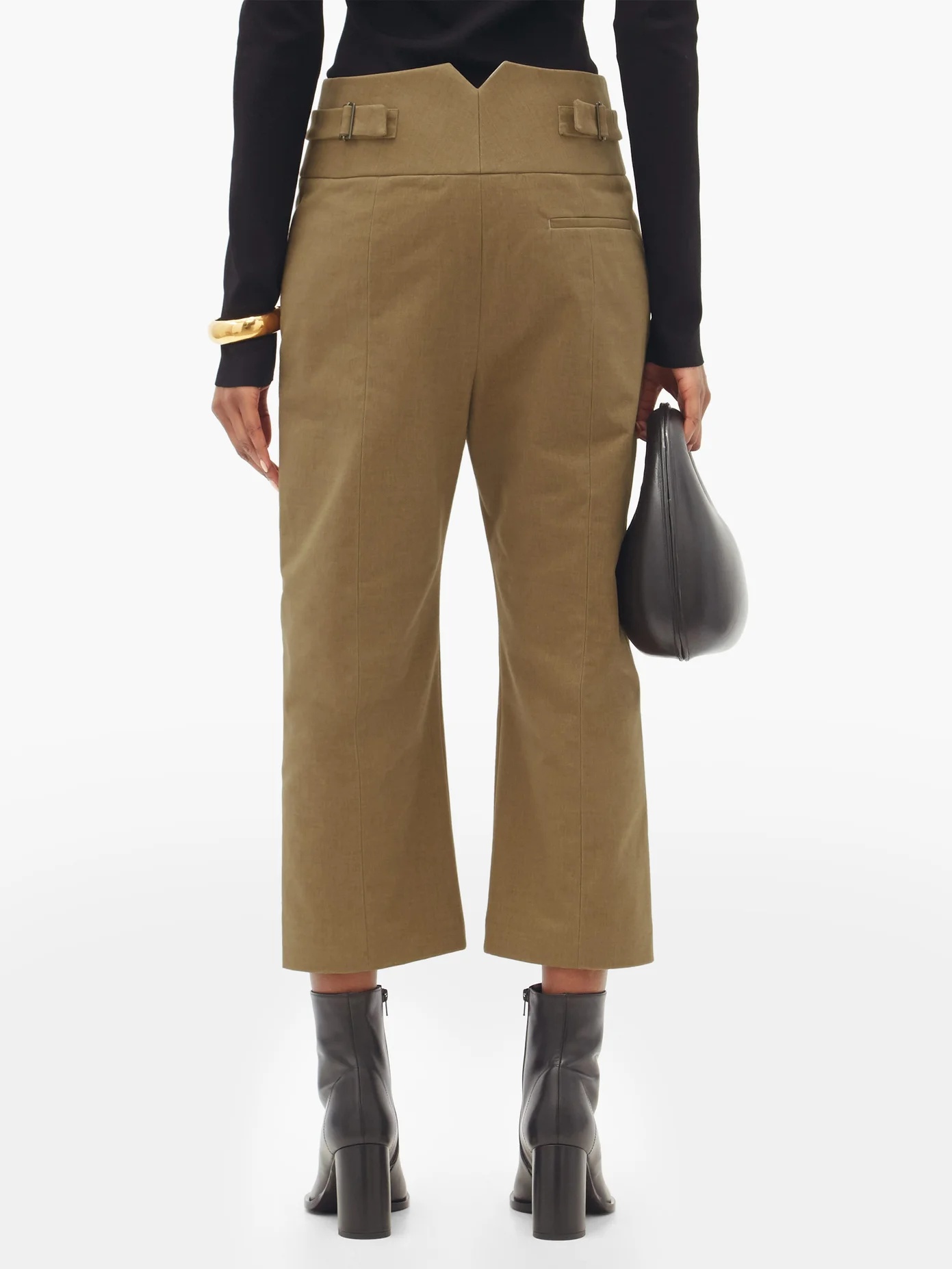 Beaumont high-rise cotton trousers - 5