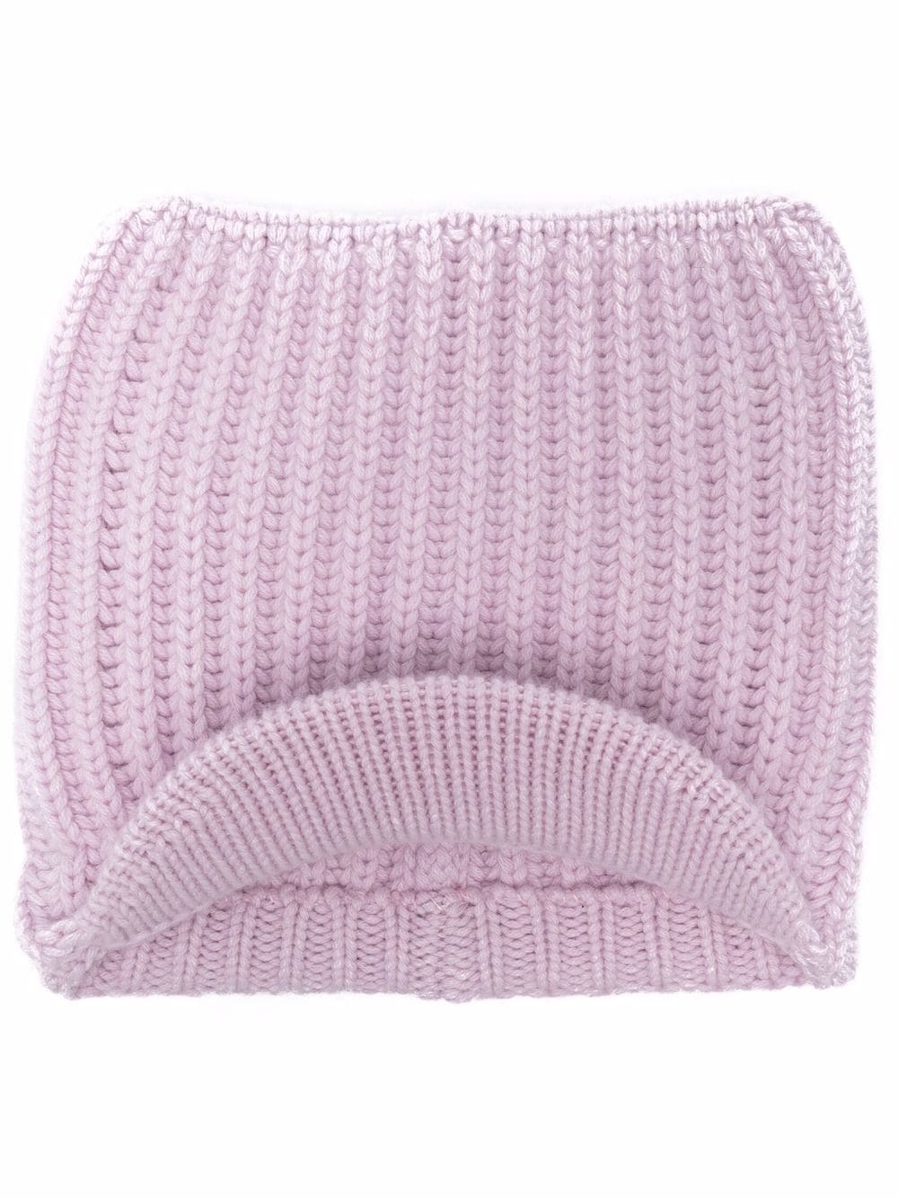 rib-knit cashmere-blend beanie - 1