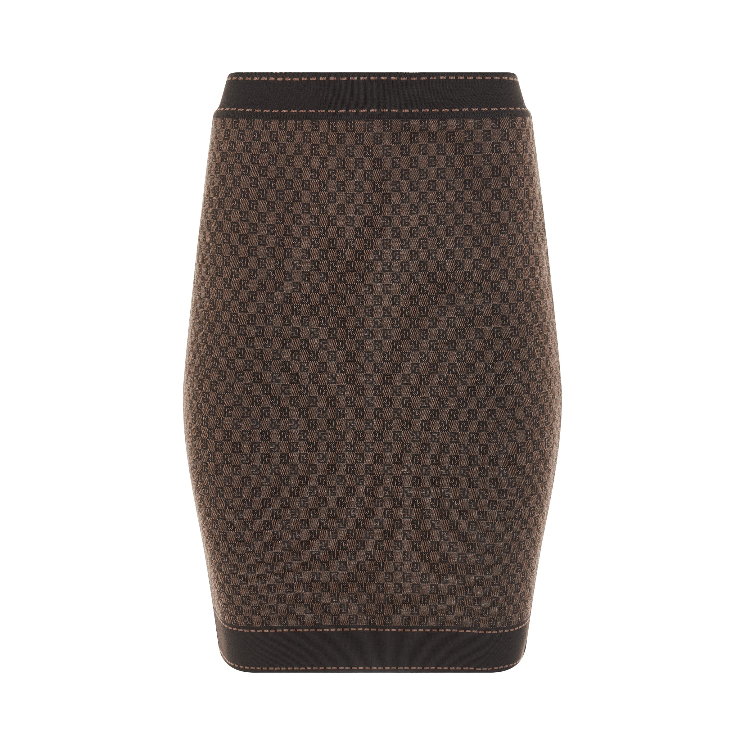 【送料&関税込】Balmain Hw Monogram Knit Knee Skirt Balmain Hw Monogram Knit Knee Skirt | italist