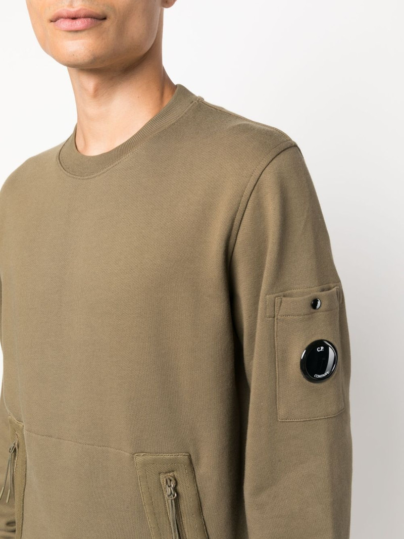 sleeve-pocket crew-neck sweatshirt 5
