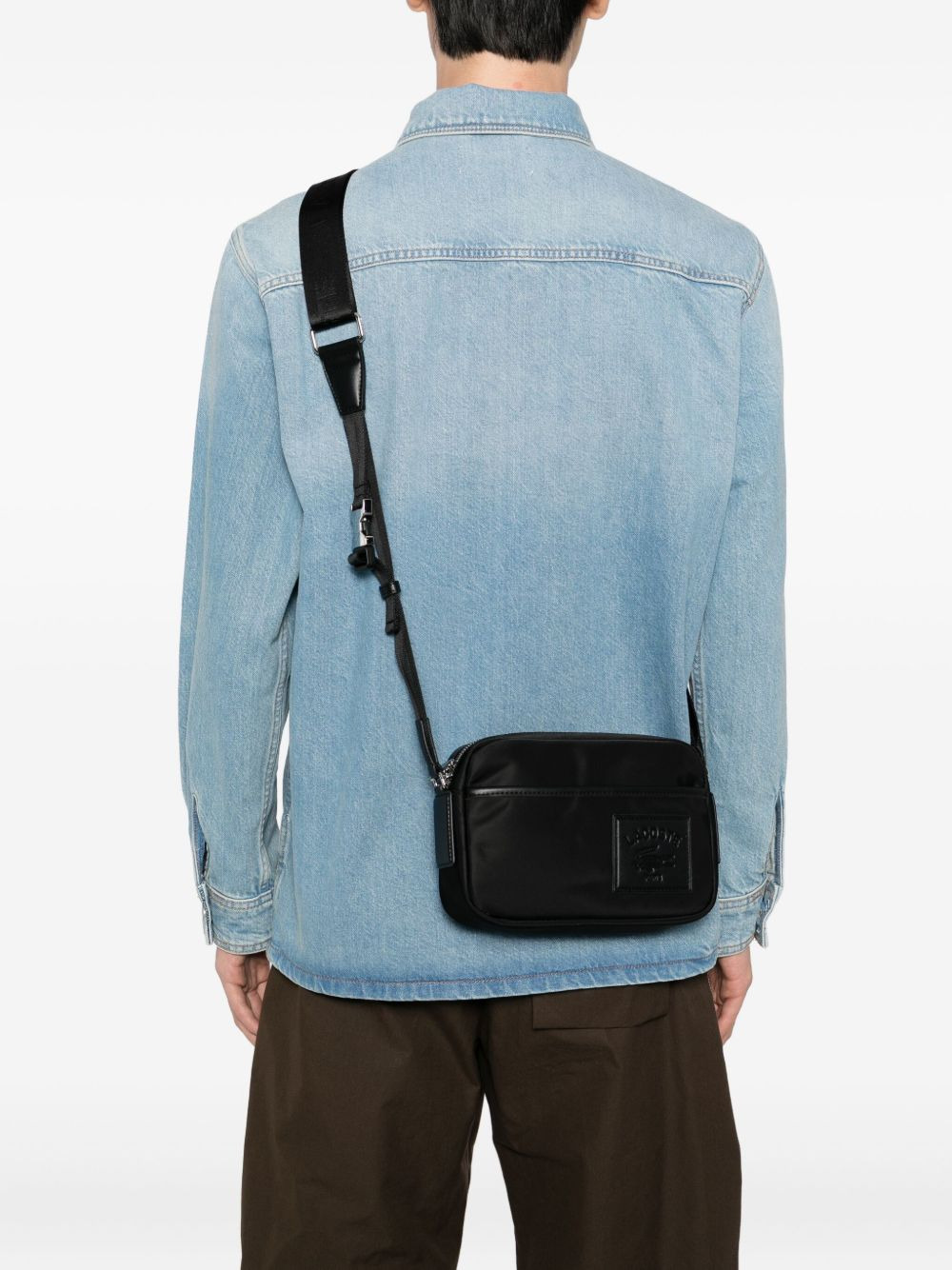logo-plaque satchel bag - 2