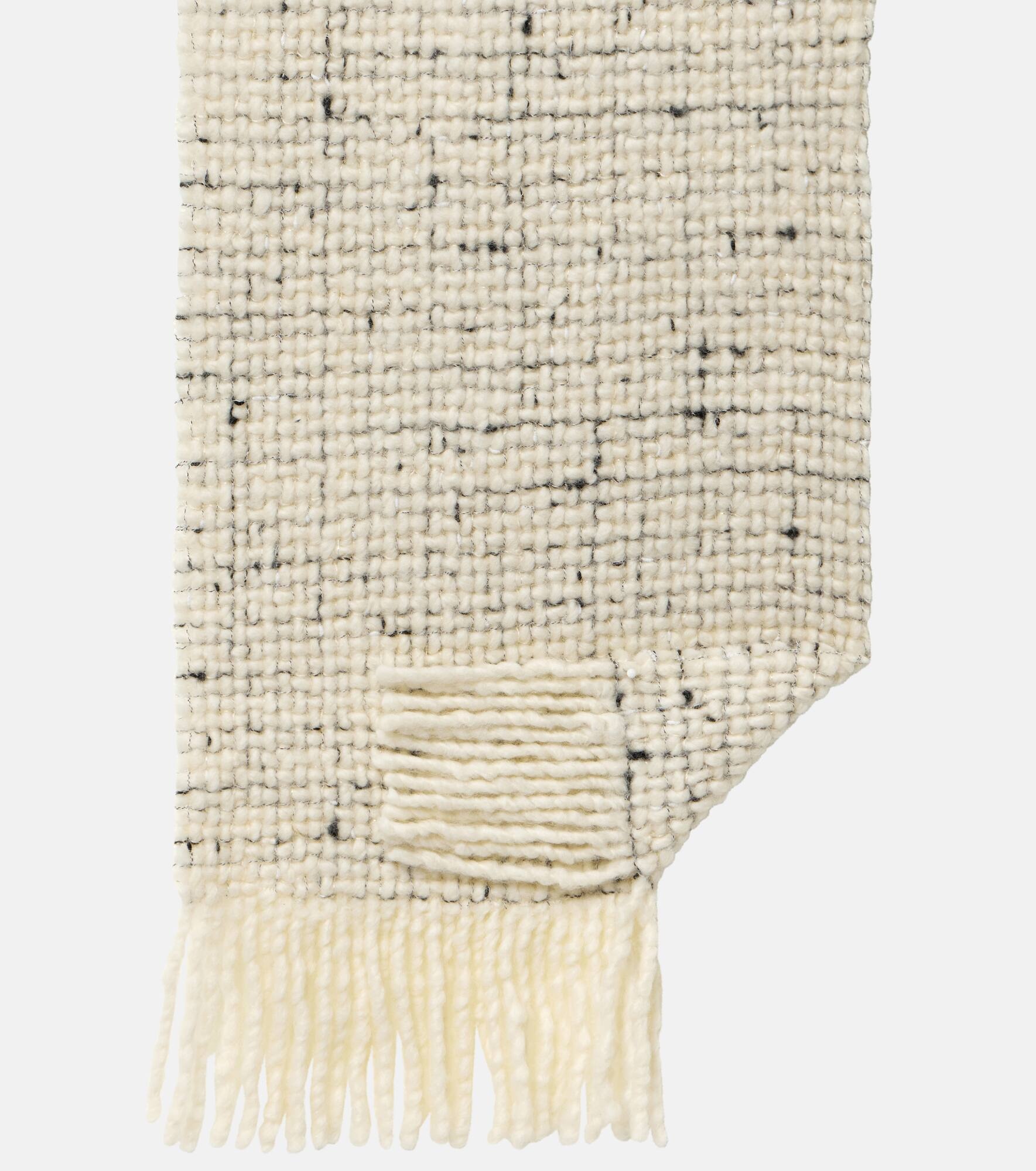 VLogo wool-blend scarf - 5