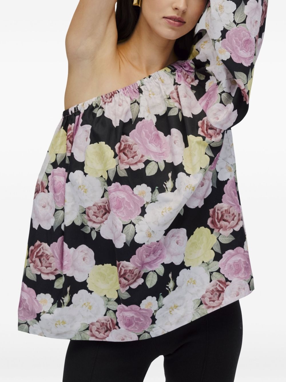 one-shoulder blouse - 5