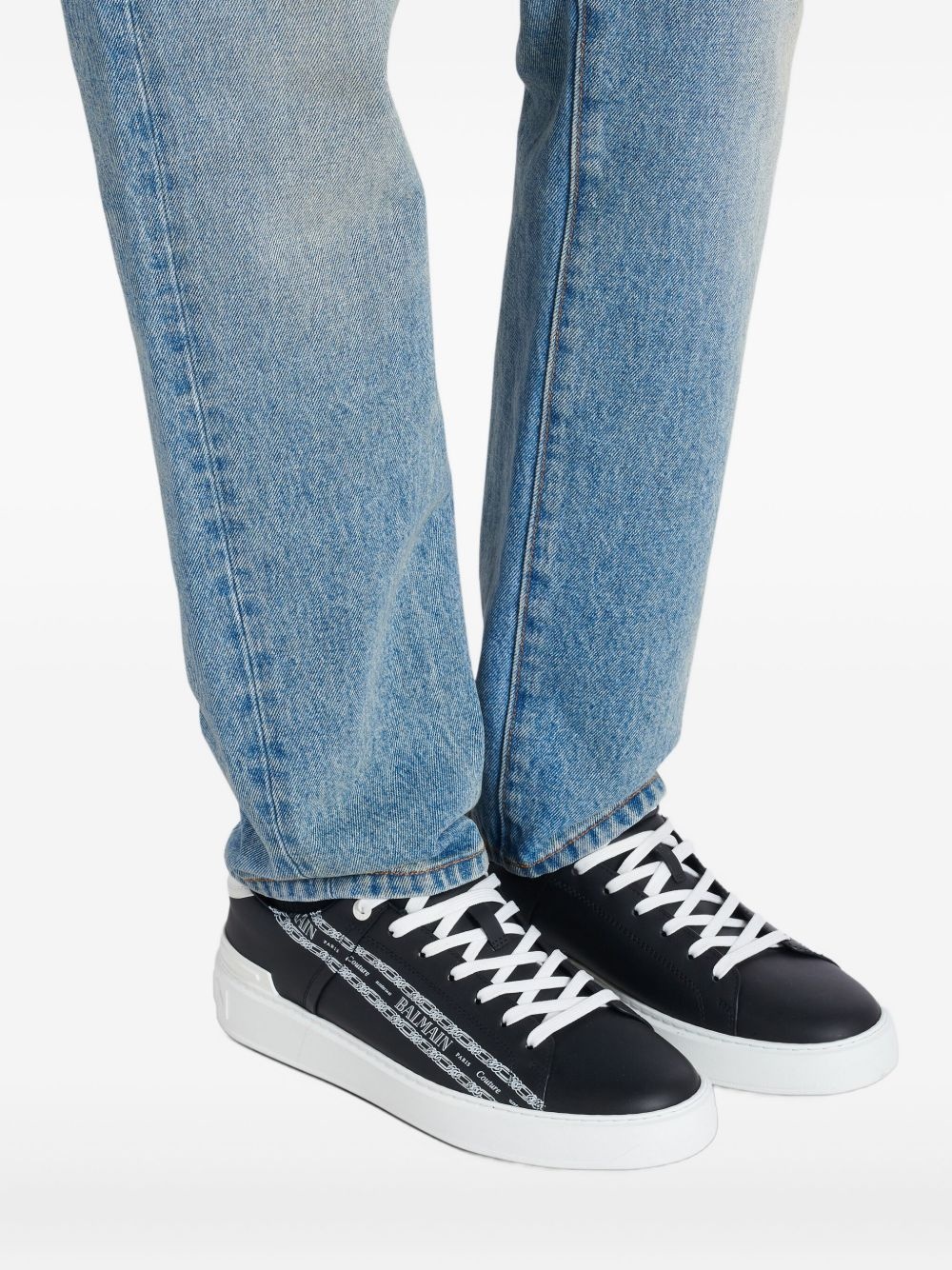 leather sneakers - 7