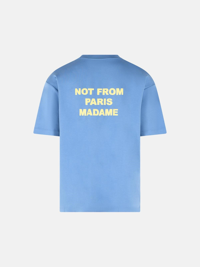 Drôle de Monsieur LIGHT BLUE COTTON T-SHIRT outlook