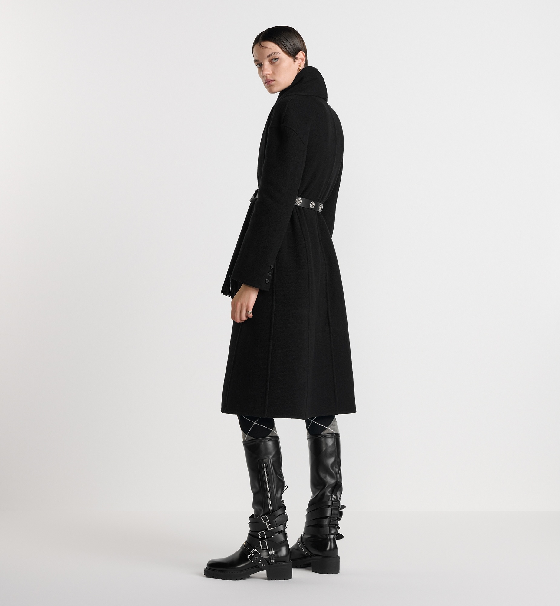 ジャケット Dior Belted Jacket With Removable Scarf Dior Belted Jacket with Removable Scarf | REVERSIBLE