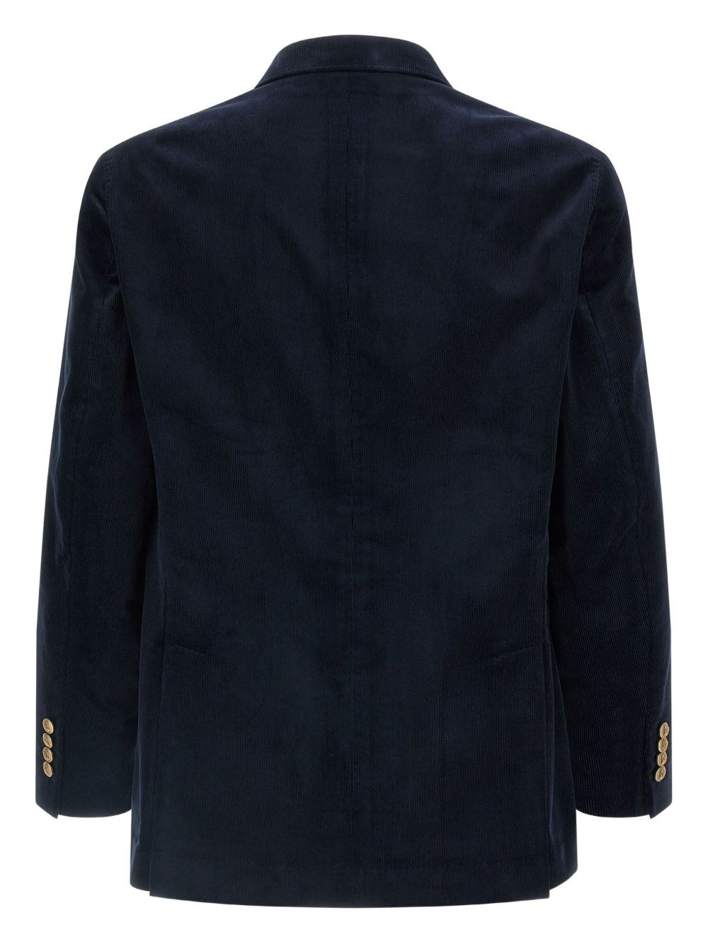 Cotton double-breasted jacket - 4
