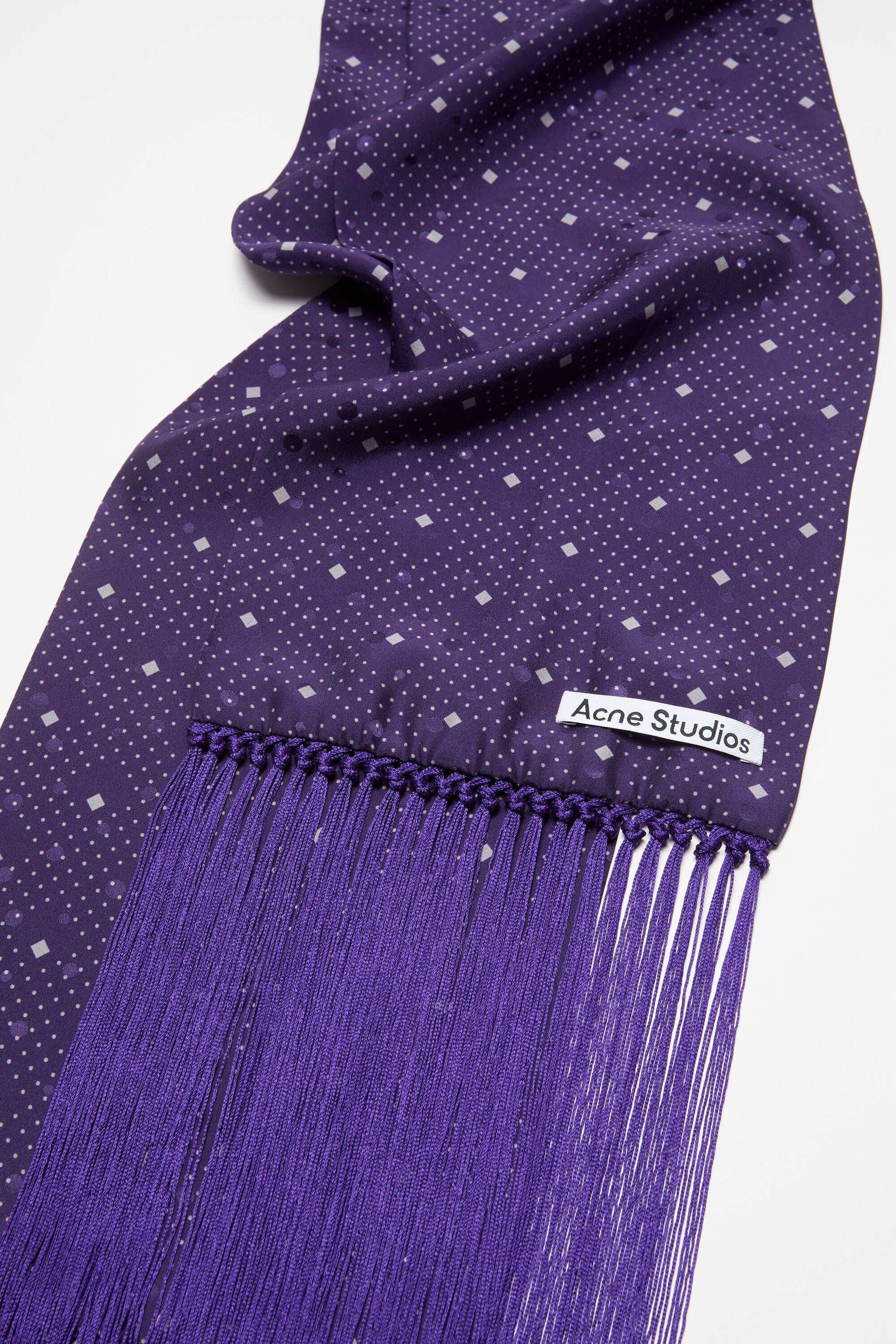 Silk scarf - Purple - 3