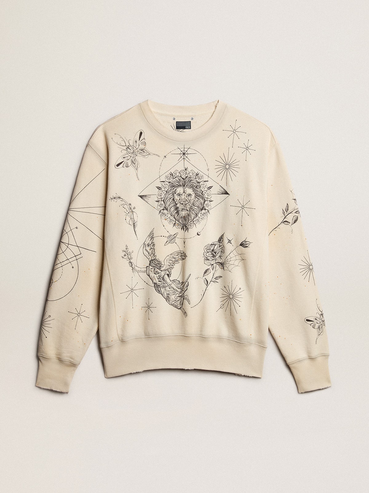 Exclusive HAUS of Dreamers sweatshirt in aged white - 1