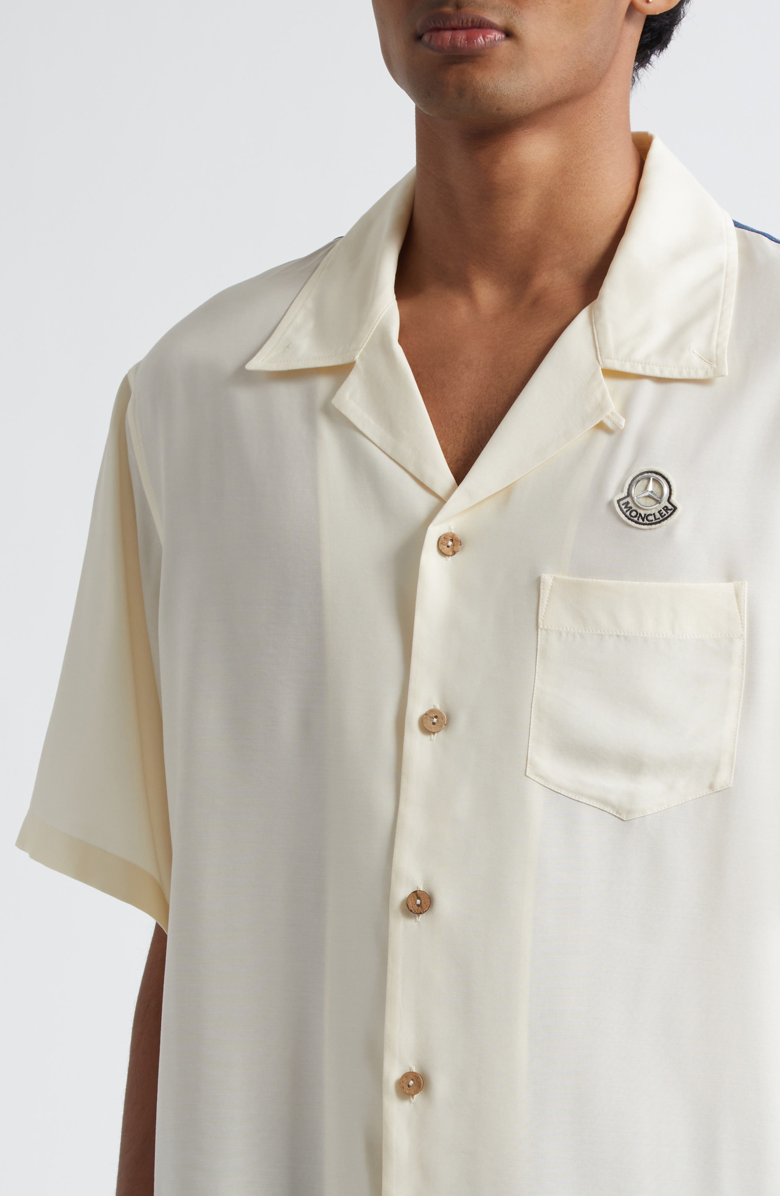 Moncler Genius x Mercedes-Benz By Nigo Print Camp Shirt in 041 - 4