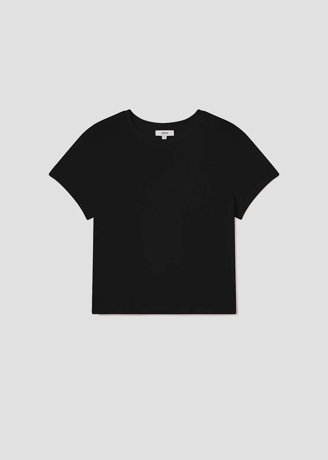 ADINE SHRUNKEN TEE IN BLACK - 1