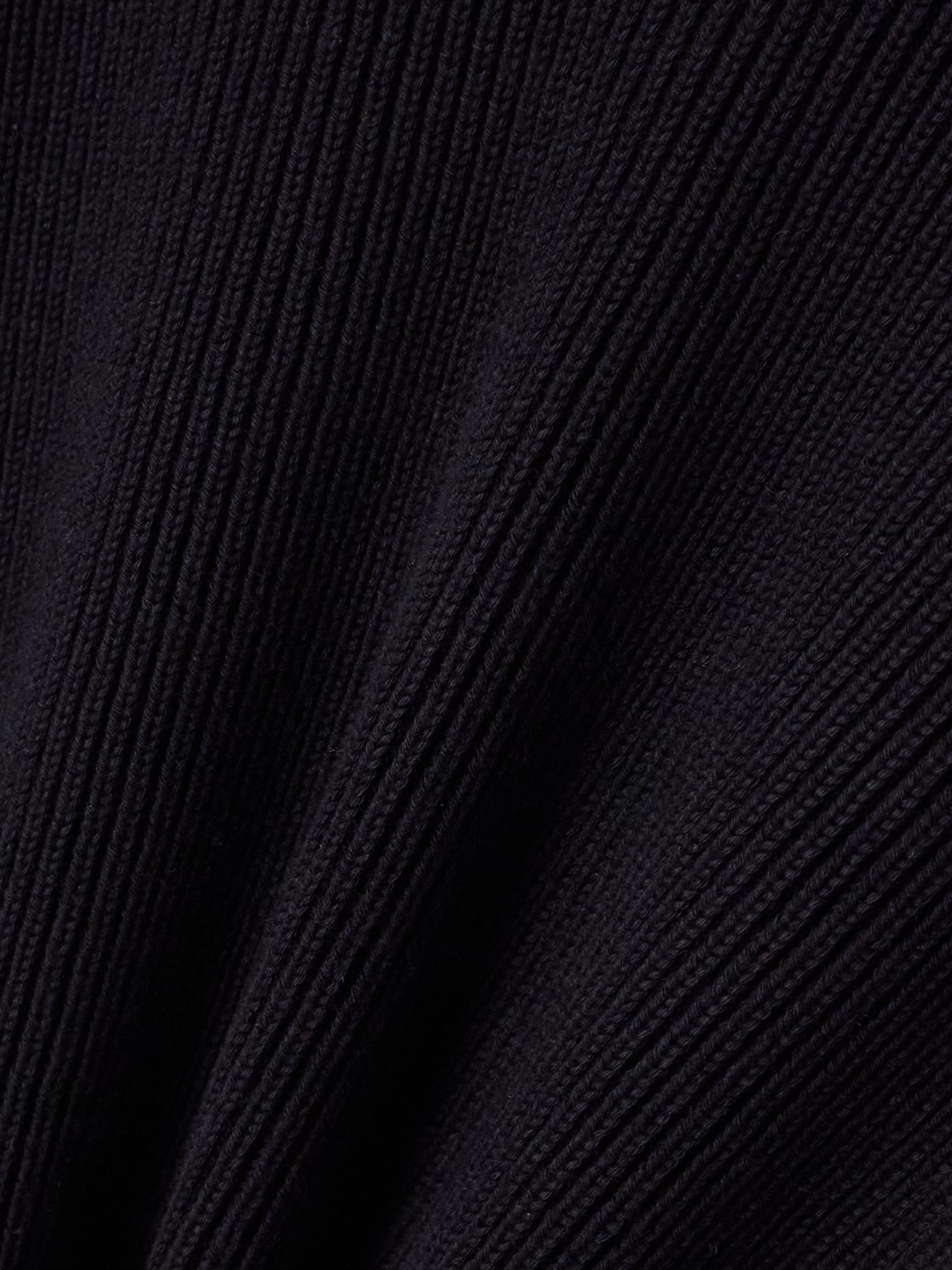 Ribbed cotton-blend sweater Black - 5