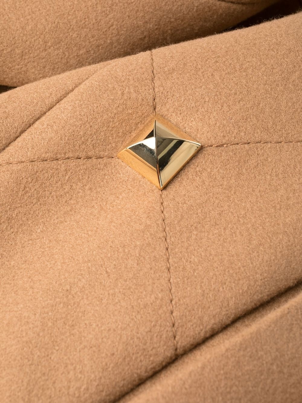 stud-detailed button-front coat - 8
