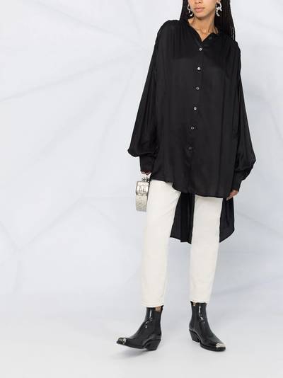 Ann Demeulemeester gathered-back longsleeved blouse outlook