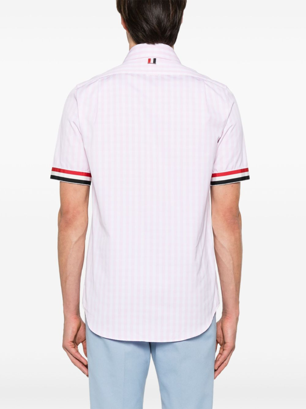gingham-check shirt - 4
