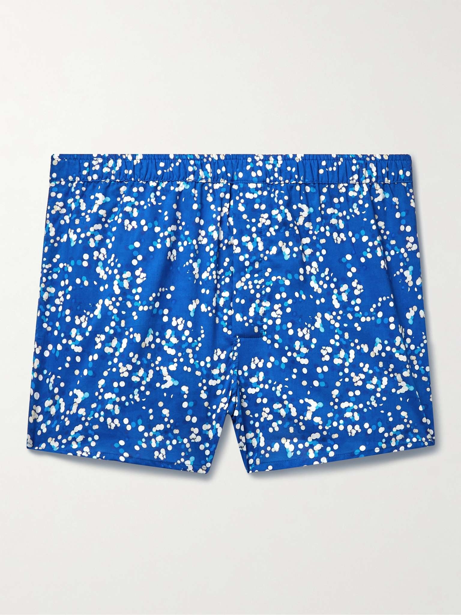 Ledbury 45 Printed Cotton Boxer Shorts - 1