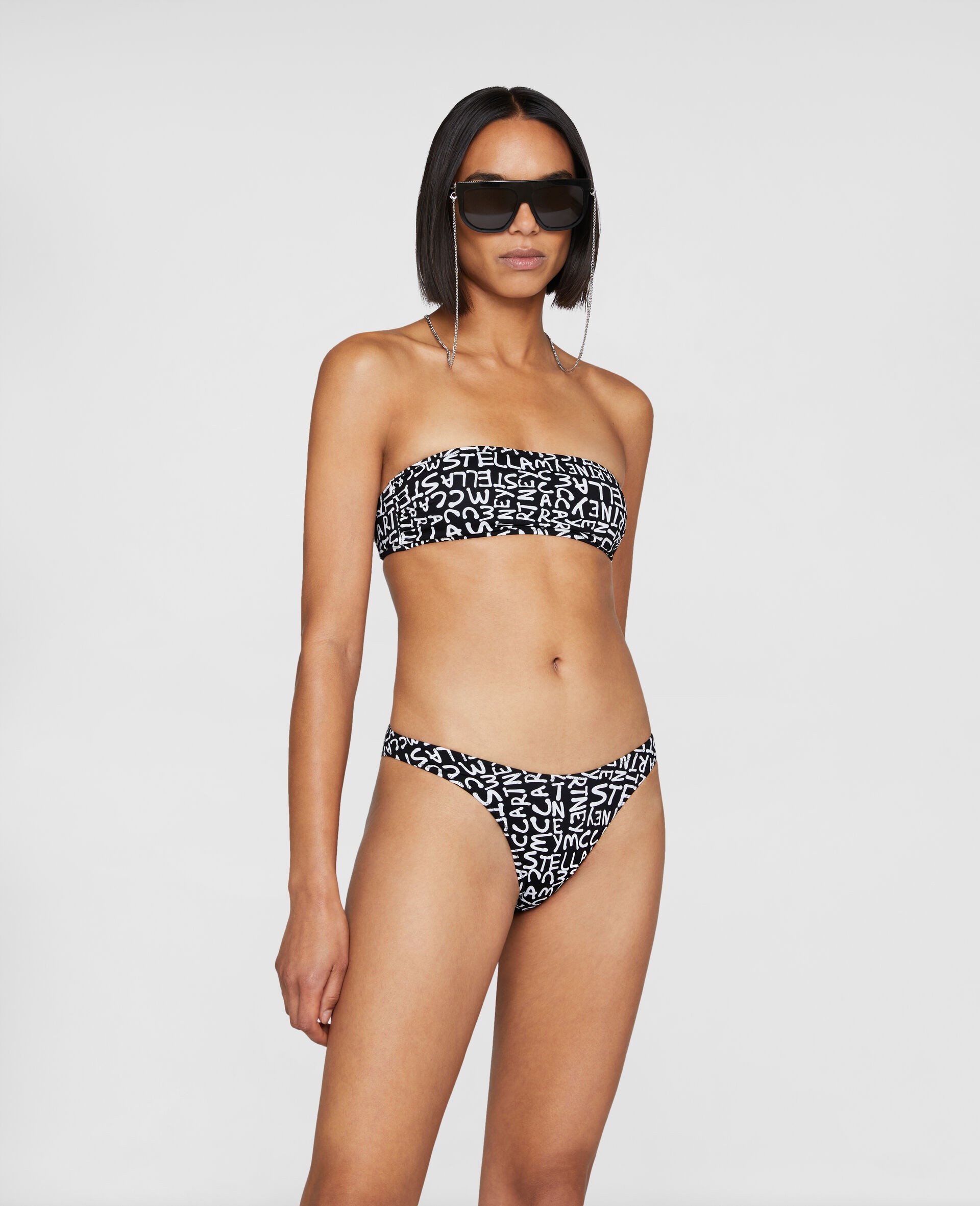 Graffiti Logo Bandeau Bra - 2