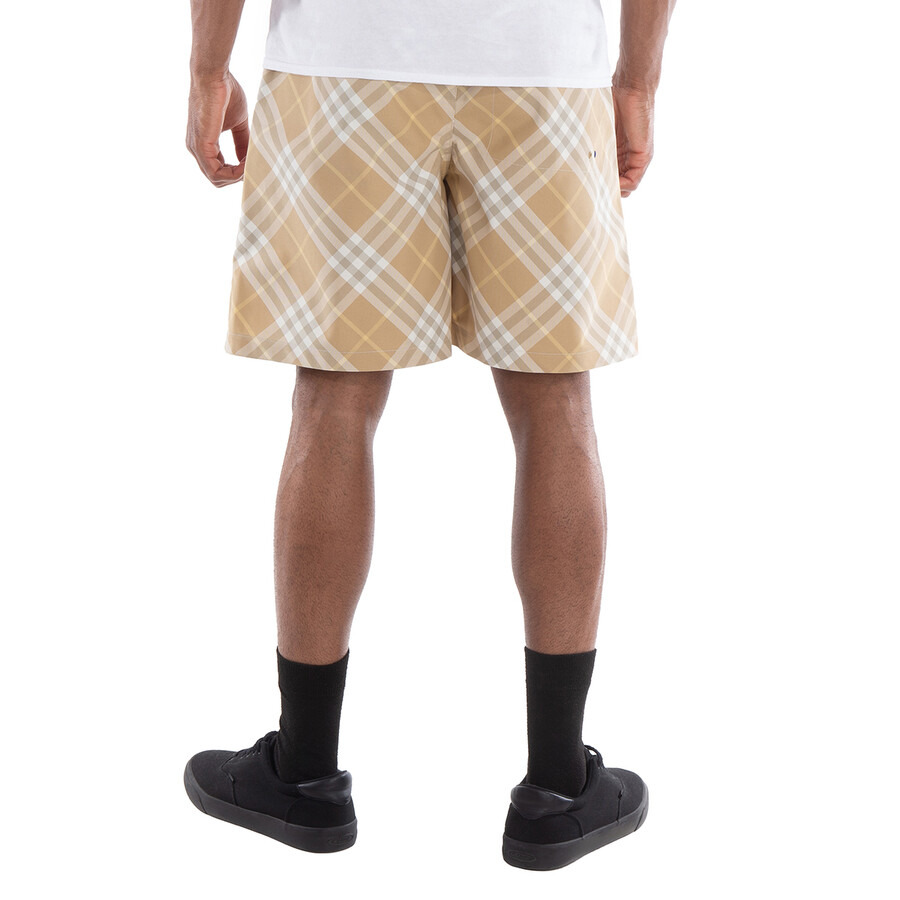 Burberry Check Pattern Belted Waist Shorts - 4