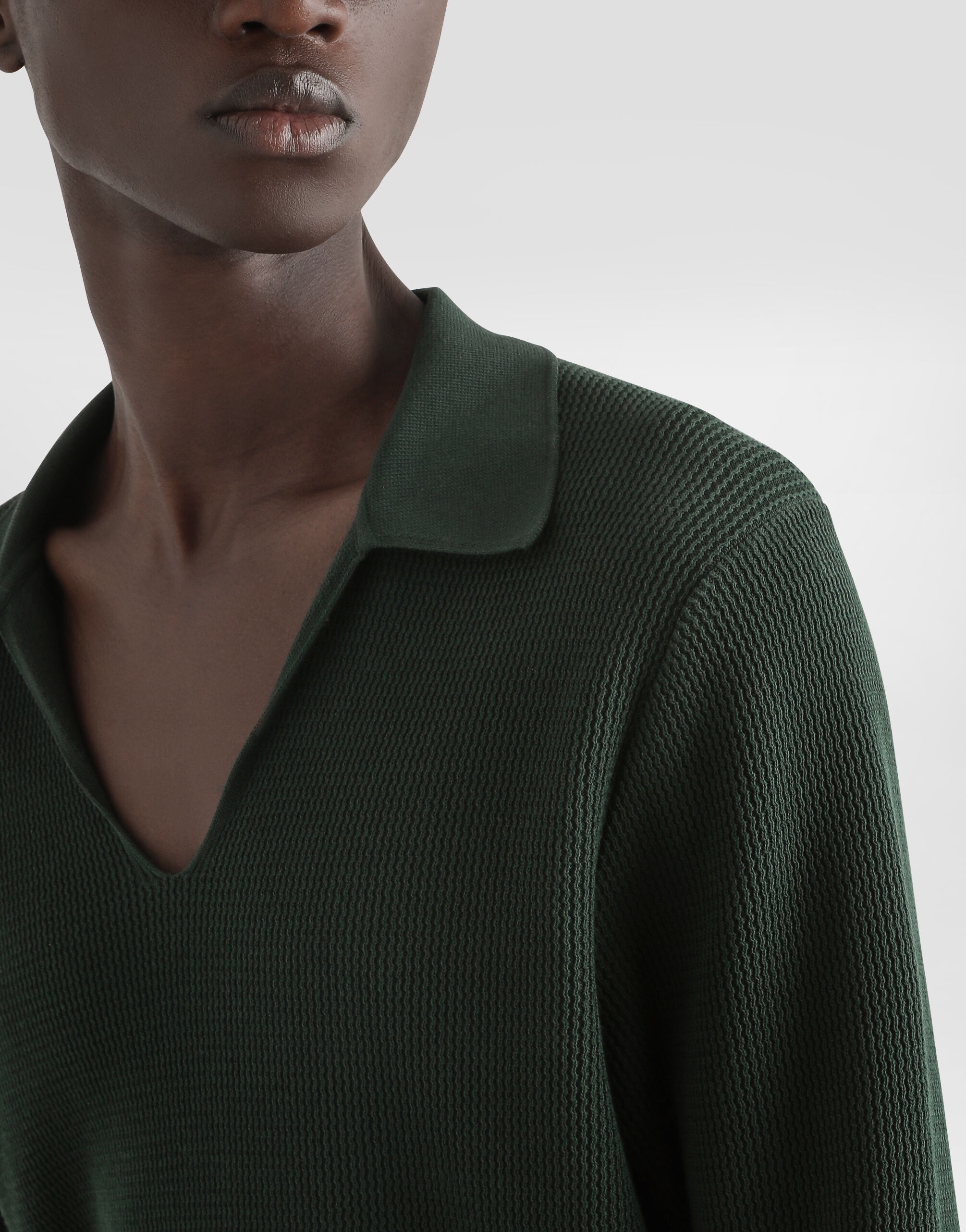 Cotton knit sweater - 5