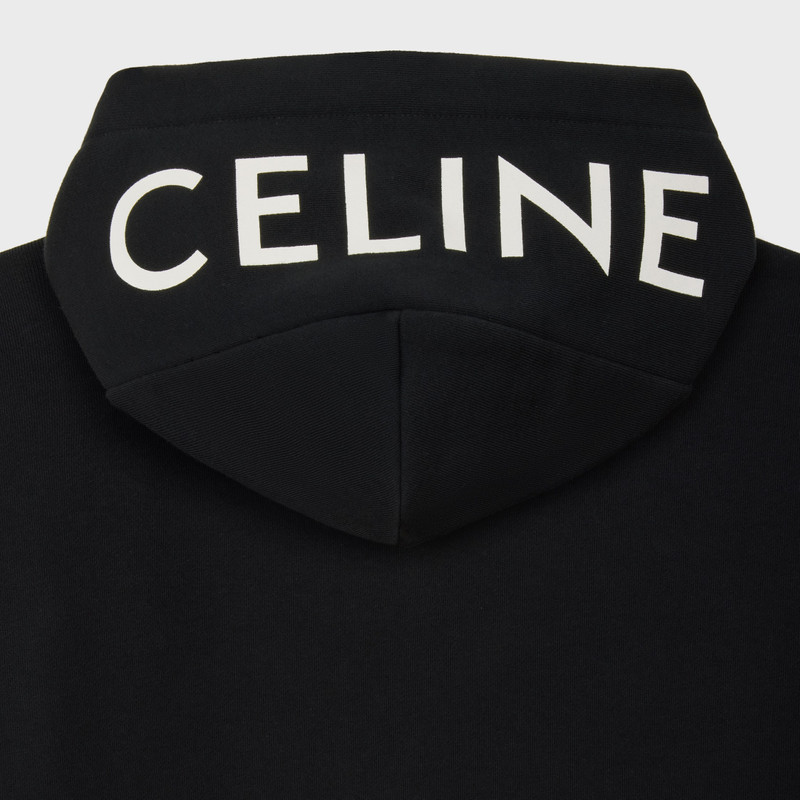 celine loose hoodie in COTTON FLEECE 3