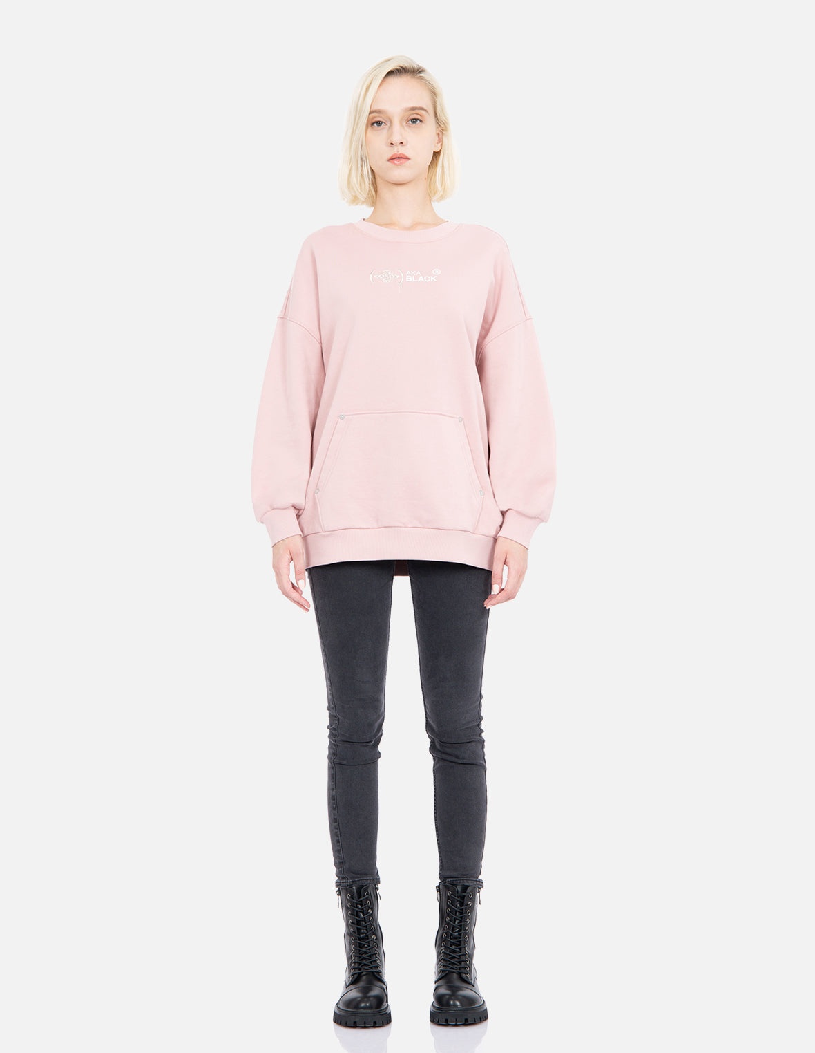 Graffiti Logo Print Sweatshirt - 6