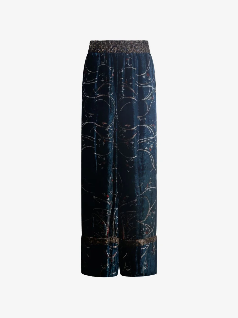 floral-print trousers - 1